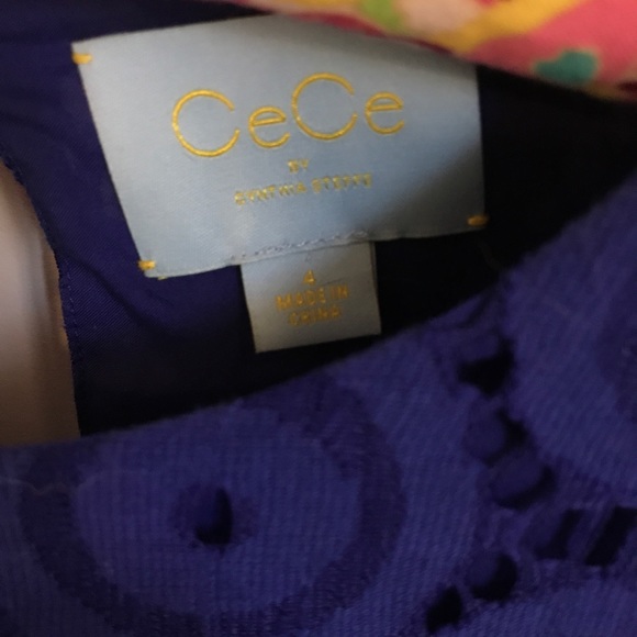 CeCe by Cynthia Steffe Circle Lace Trapeze Dress - Picture 4 of 7